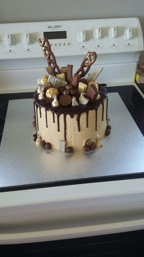 Daughter 12yrs old made this for my 40th Old Fashion Birthday Cake, Birthday Cake 12 Yrs Old, You're Old Birthday Cake, 40 Years Old Cake Woman, 1940s Birthday Cake, 40th Chocolate Birthday Cake, Birthday Cake, Cake, Birthday