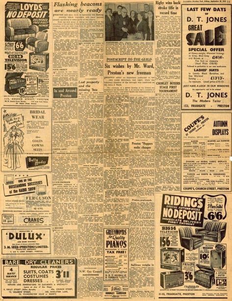 Old Newspaper Newspaper Textures, Newspaper Vintage, Overall Aesthetic, Newspaper Fashion, Newspaper Layout, Newspaper Front Pages, Newspaper Template, Newspaper Headlines, Vintage Newspaper