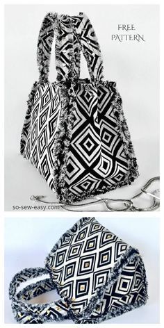 Pola Kupluk, Small Purse Pattern, Fabric Bag Design, Bag Free Sewing Pattern, Sewing Handbag, Tote Bag Pattern Free, Fringe Tote Bag, Purse Sewing Patterns, Diy Crochet Bag