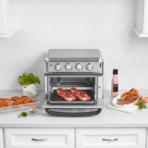 Air Fryers | Wayfair Cuisinart Air Fryer, Air Fry French Fries, Air Fryer Toaster Oven, Cook Steak, Convection Toaster Oven, Easy Chicken Breast, Seared Steak, Air Frying, Convection Oven