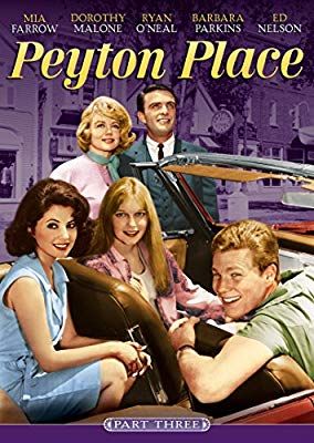 Barbara Parkins, Dorothy Malone, Peyton Place, New England Town, Ryan O Neal, England Town, Ryan O'neal, Knots Landing, Mia Farrow