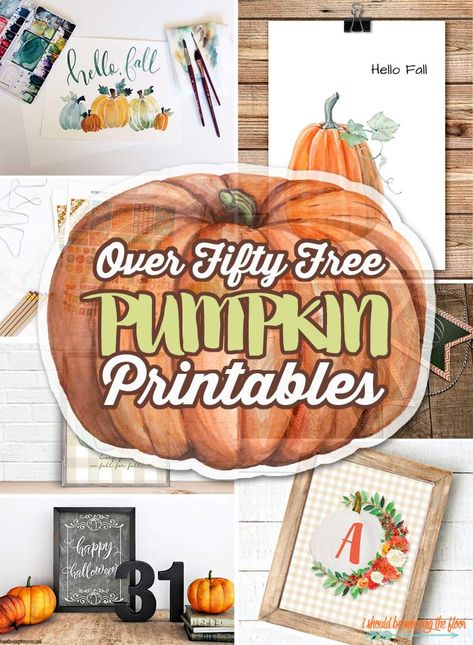 Free Downloads Printables, Fall Printables Free Autumn, Free Pumpkin Printables, Free Printable Fall Wall Art, Harvest Pictures, Free Download Printables, Organization Labels, Free Fall Printables, Pumpkin Printable