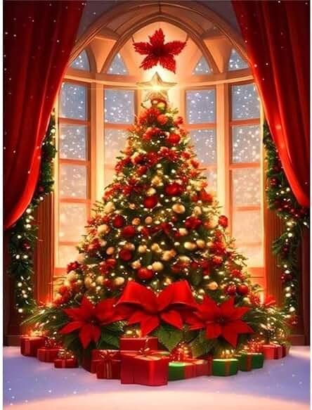 Merry Christmas Images Wallpaper, Gem Painting, Winter Christmas Scenes, Merry Christmas Pictures, Christmas Scenery, Gem Art, Christmas Phone Wallpaper, Merry Christmas Images, Christmas Wonderland