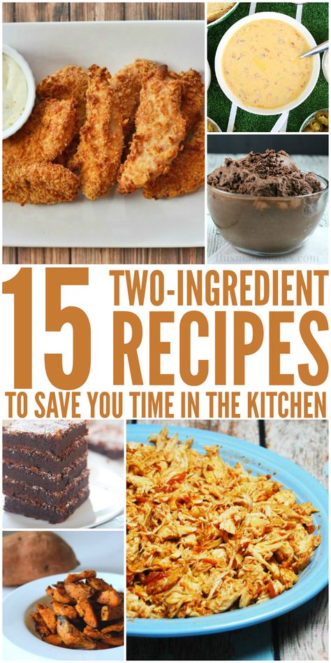 15 Super Simple 2-Ingredient Recipes - One Crazy House Two Ingredient Recipes, Top Round Steak Recipes, Asian Ground Beef Recipes, Grilled Sweet Potato Fries, Round Steak Recipes, Slow Cooker Salsa Chicken, 2 Ingredient Recipes, Grilled Sweet Potatoes, Two Ingredient