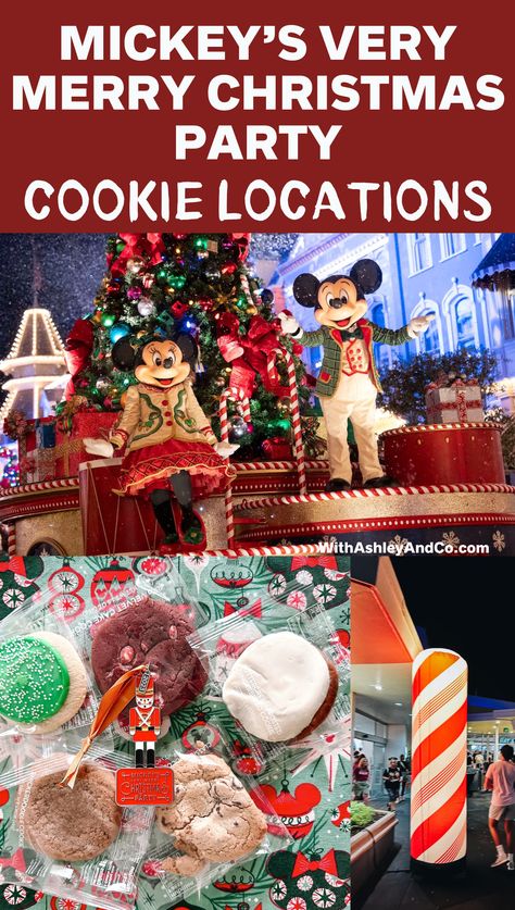 Mickey's Very Merry Christmas Party Cookie Locations 2023, #MVMCP, Disney World Christmas Tips, Mickey's Very Merry Christmas Party Guide, Disney Vacation Tips Mickeys Very Merry Christmas Party 2023, Mickey Very Merry Christmas Party, Mickey’s Very Merry Christmas Party, Disney World Christmas Party, Mickeys Christmas Party, Disney Christmas Party, Christmas Party Menu, Christmas Cookie Party, Christmas Tips