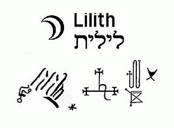 Lilith: Hebrew: לִילִית‎‎ Lîlîṯ) is a figure in Jewish mythology, developed earliest in the Babylonian Talmud (3rd to 5th centuries). Lilith is a dangerous demon of the night, who is sexually wanton, and who steals babies in the darkness. Lillith Goddess, Lilith Symbol, Lilith Moon, Lilith Sigil, Ceremonial Magick, Black Moon Lilith, Female Demons, Magick Symbols, Divine Mother