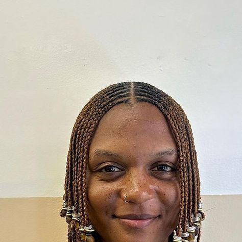 Layered Bob Braids, Layer Cornrows Braids, Cori La Ray Braids, Rihanna Braids Cornrows, Cornrow Bob, Layered Cornrows, Intricate Cornrows, Layered Braids, Creative Braids