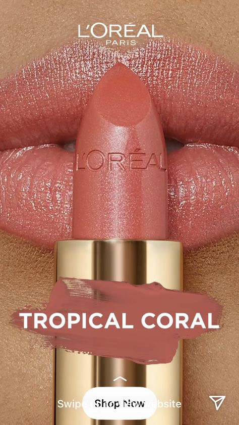 Loreal Lipstick, Mac Lipstick Shades, Coral Lipstick, Makeup Tips For Older Women, Makeup For Older Women, Makeup Secret, Face Makeup Tips, Makijaż Smokey Eye, Beauty Makeup Tips