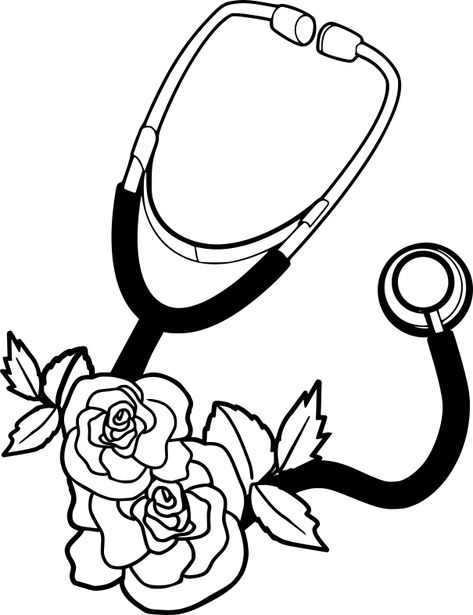 Free SVG Files for Cricut | Stethoscope Outline SVG First Aid Svg Free, Stethoscope Tattoo Design, Medical Assistant Drawing, Nursing Svg Free, Nursing Svg Files Free, Free Svg Flowers For Cricut, Nursing Student Svg, Nurse Svg Free Files, Free Nurse Svg Files For Cricut