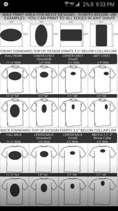 Embroidery dimensions for t-shirts Silhouette Tutorials, Screen Printed Tshirts, Silhouette Vinyl, Silhouette Cameo Projects, Cameo Projects, Cricut Tutorials, Screen Printing Designs, Silhouette Crafts, Cricut Creations