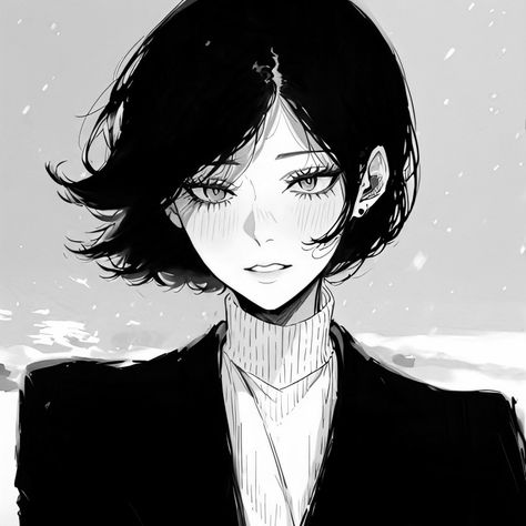 Tomboy Art, Fotografi Vintage, Pretty Drawings, Anime Monochrome, Digital Art Anime, 영감을 주는 캐릭터, Anime Best Friends, Dark Anime, Cute Anime Pics