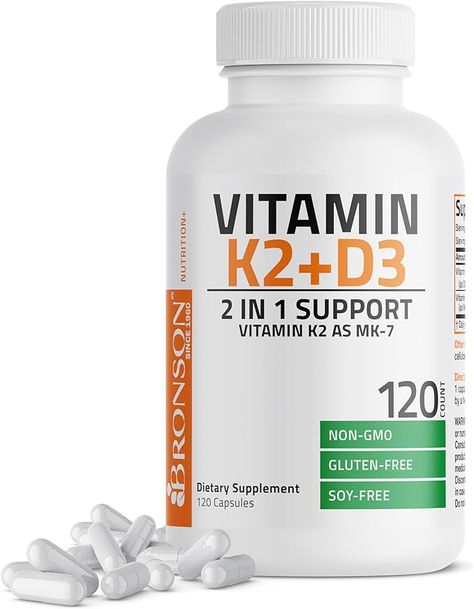 Vitamin D3 & K2 best brand Best Vitamin C Supplement, Vitamin C Pills, K2 Vitamin, Vitamin D2, Vitamin K2, Prenatal Vitamins, Vitamin D3, Healthy Bones, Diet Supplements