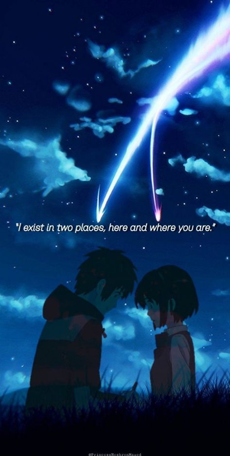 Your Name Movie Wallpaper, Kimi No Nawa Quotes, Your Name Mitsuha Wallpaper, Your Name Anime Art Drawing, Your Name Anime Aesthetic Wallpaper, Your Name Quotes Love, Kimi No Na Wa Wallpaper Aesthetic, Your Name Quotes Kimi No Na Wa, Quotes With Anime Background