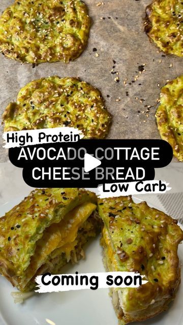 Coach Amy | Fat Loss & Fitness Coach on Instagram: "FAT TO FIT RECIPE #12

Avocado-Cottage Cheese Bread

Another Protein rich "bread" to help you stay on track toward your FAT LOSS goals. I give this a 9/10 and absolutely loved it.  I felt it was more "bread-like" than the Cottage Cheese Flat Bread. 

Recipe (Fat To Fit Version) 
*1 large Avocado 
*1 cup Cottage Cheese @good_culture 
*1 Organic Pasture Raised Egg
*Dash or Sea Salt @redmondrealsalt 
*Mash and Mix together
*Everything Bagel Seasoning 
*Bake at 400 for 30 min

Each Avocado "bread" has 
9 G protein/ 0 added sugar/low carb

Fat To Fit Turkey Burger
*2 Avocado "Bread/Buns"
*1 Turkey Burger @traderjoes 
*Sauerkraut
*1 Fried Organic Pasture Raised Egg
*Raw Blue Cheese Crumbles
*Mayo @primalkitchenfoods 
46g protein/ 0 added sugar/ High Protein Avocado Bread With Cottage Cheese, High Protein Avacodo Bread, Avocado Egg Cheese Bread, Avocado And Cottage Cheese Bread, Cottage Cheese Avocado Recipes, Avocado Flat Bread Recipe, Avocado Bread Egg, Avocado And Cottage Cheese Toast, Avocado Bread With Cottage Cheese