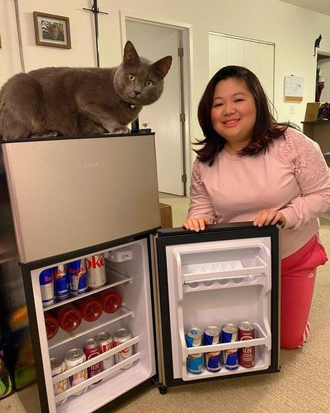 Thuy-Linh Phan | Honeybunnytwee.com | Lifestyle Blogger | CT on Instagram: "Amazon Home Deal Alert❣️Anukis Silver Compact Refrigerator 3.5 Cu Ft 2 Door Mini Fridge with Freezer from @anukis2022 ❄️🥤🧊 Product: 3.5cu silver mini fridge Reg. price: $334.99 Deal Price: $264.74!!! (Save $70, No code required) Buy it on Amazon: https://amzn.to/3Uimts5 Perfect Addition for Apartments, Dorms, Home Offices, Basements, or Garages *- Low consumption power, low noise. Suitable for storage of frozen food Mini Fridge With Freezer, Low Consumption, Small Fridges, Compact Refrigerator, No Code, Home Offices, Mini Fridge, Amazon Home, Frozen Food