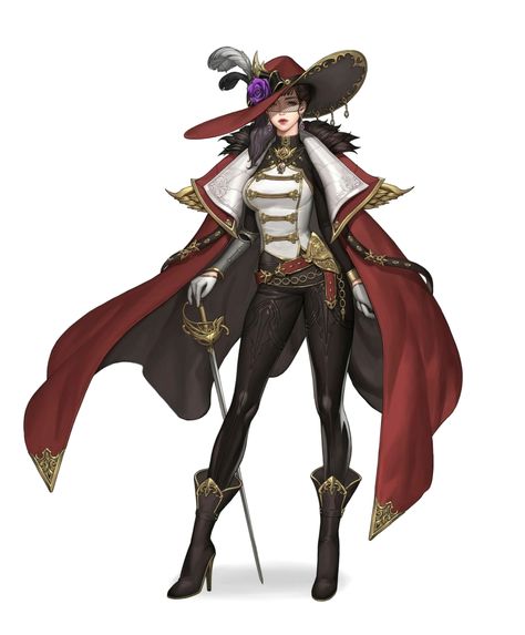 Female Human Aristocrat  Noble Swashbuckler - Pathfinder PFRPG DND D&D 3.5 5E 5th ed d20 fantasy Royal Knight, Akali League Of Legends, Pirate Art, Female Character Concept, 캐릭터 드로잉, Fantasy Warrior, Arte Fantasy, Fantasy Rpg, 판타지 아트