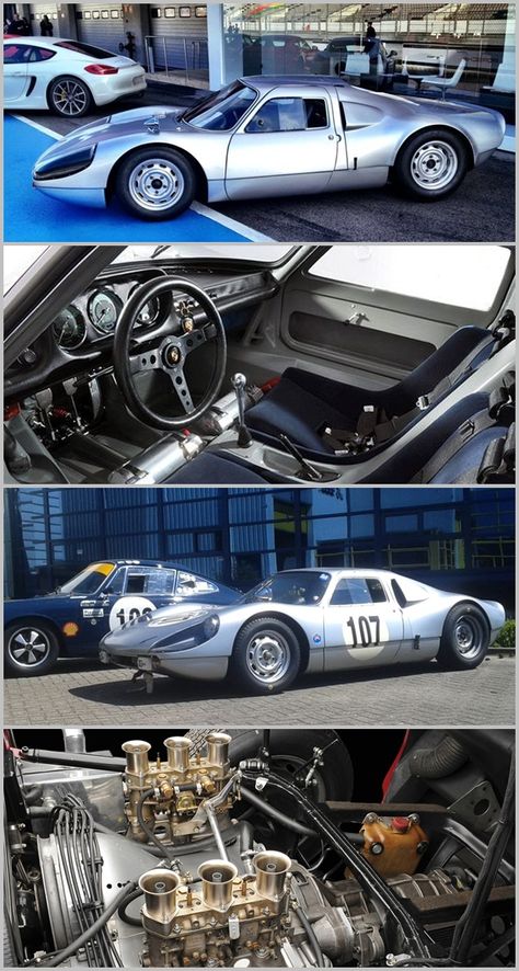 ✖️ BLOGS & COLLECTION ✖️ FOR SALE: Porsche 904 / 6 GTS Carrera 2.0, 1964, 250 HP - 265 km/h, 6 Cylinder Engine - Classic Racing Cars - #Business-Code: BCD/PORSCHE-904.005 / > many thx to Worldchampion Walter Roehrl for testing... Porsche 904 Gts, Electric Car Engine, Porsche 904, Super Sports Cars, 550 Spyder, Reverse Trike, Porsche Sports Car, Porsche Motorsport, Porsche 917