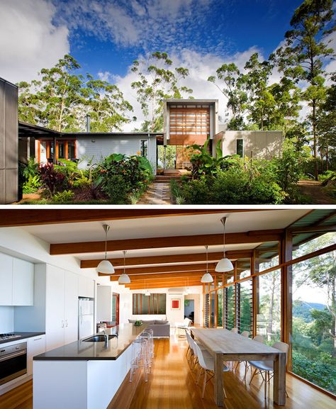 Celebrate Australia Day With These 14 Contemporary Australian Houses Australian Houses, Bush House, Australia House, Melbourne House, Australian Architecture, Up House, Australia Day, Level Homes, Australian Homes