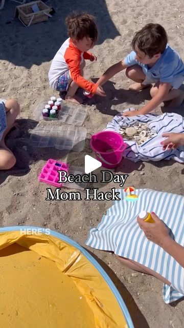 Shannon Doherty on Instagram: "GENIUS BEACH DAY MOM HACK 🏖️SAVE this easy mom hack to make your beach days filled with tons of fun!! Hours of entertainment especially for the little ones at the beach!!  LIKE + COMMENT - “links” - for links to the tackle boxes and paint I use plus some more mom hack finds!  This is such a fun and easy mom hack to keep your family entertained all day at the beach! Bring some washable paint and paint brushes - let them paint on all the rocks and shells they find! So fun and easy to clean up at the beach :)  FOLLOW ME @athomewith.shannon for all my favorite mom hacks and tips and tricks to make your life easier! #mom #momhacks #momhack #parenting #parentingtips #parentinghacks #hacks #tipsandtricks #momsofinstagram" Fix Flip Flops, Shannon Doherty, Beach Hacks Tips And Tricks, Hacks And Tips, Washable Paint, Beach Hacks, Tackle Box, Mom Hacks, Family Entertainment