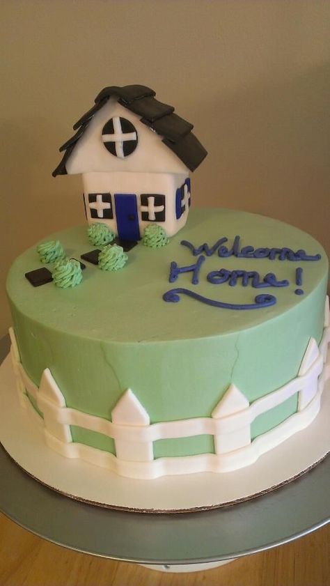 Home Cake Ideas, Welcome Home Cake Ideas, Home Cake Decorating Ideas, Home Cake Decorating, Welcome Home Cake, Welcome Home Cakes, Housewarming Cake, Housewarming Ideas, Fondant Cake Tutorial