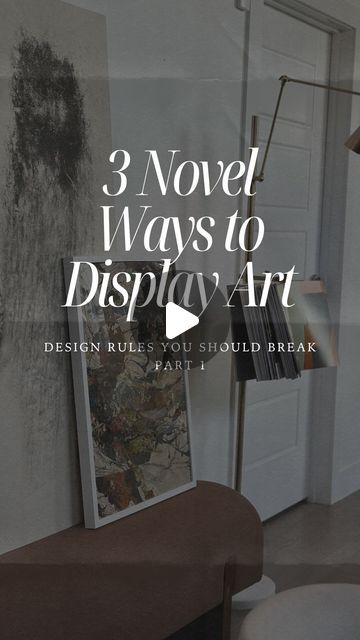 Kiva Brent | Affordable Home Styling on Instagram: "Here are some art display ideas if you want something a little ✨different✨ and you want to avoid too many holes in the wall!   1. Hang art on your bookshelve frames - so that it’s almost jumping off of the shelf.  2. Upload your art to your TVs and tablets. 3. Print art on pillows and blankets. 4. Layer artwork on windowsills.  5. Attach artwork to backsplashes and refrigerators using command hooks and magnets." Frames On Shelf, Kiva Brent, Layer Artwork, Art Display Ideas, Command Hooks, Pillows And Blankets, Hang Art, Frame Shelf, Design Rules