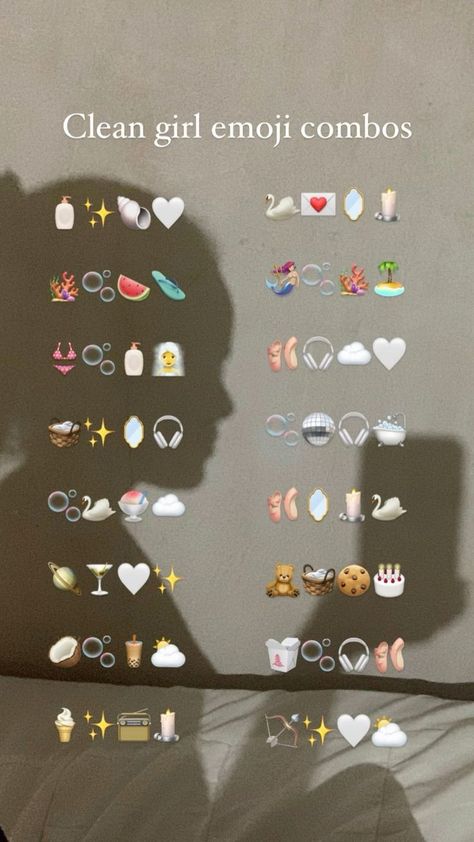 emoji Combos 🎀🫧 Combo Emoji, Aesthetic Emojis, Aesthetic Emoji, Cute Emoji Combinations, Emoji Set, Emoji Combos, Witty Instagram Captions, Girl Emoji, Clever Captions For Instagram