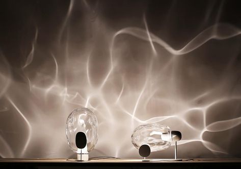 Poetic Lab & Studio Shikai, Designers - Sight Unseen Art Shadow Light, Water Effect Lighting, Water Lighting Effect, Reflections On Water, Light In Water, Water Reflection Light, Water Interior Design, Water Light Reflection, Water Projection