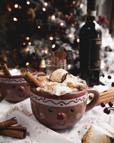 Easy Hot Cocoa Recipe, Chocolate Wine, Hot Cocoa Recipe, Dry Red Wine, Hot Coco, Chocolate Caliente, Toasted Marshmallow, Chocolate Drinks, Christmas Drinks