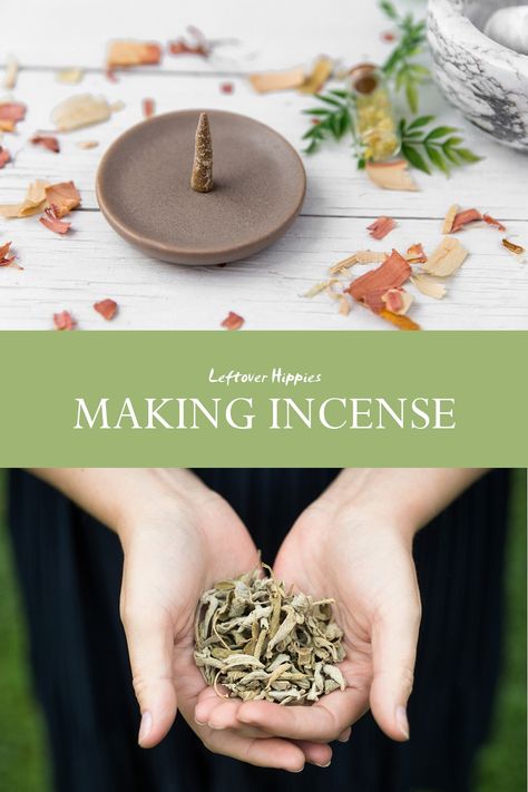 Diy Incense Sticks, Diy Insence, Diy Incense Cones, Witchy Incense, Incense Diy, Incense Recipes, Herbal Business, Make Incense, How To Make Incense