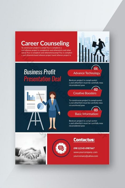 Career Counseling Presentation Business Flyer#pikbest# Counseling Brochure, Career Counselor, Background Images Free Download, Career Counseling, Design Career, Career Guidance, Income Ideas, Profitable Business, Ppt Template