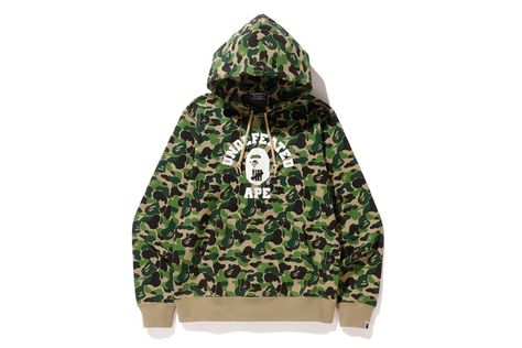 Bape Hoodie, Bape Men, Dope Outfits For Guys, College Logo, Camo Hoodie, Hoodie Green, Green Hoodie, Bathing Ape, A Bathing Ape