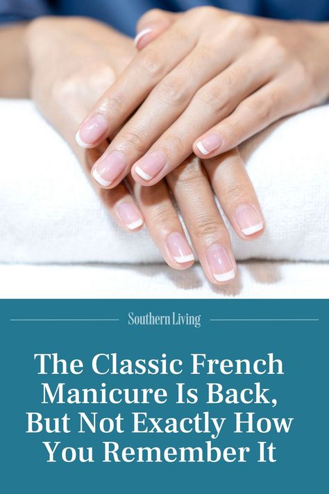 French Manicure Vs American Manicure, Naked French Manicure, Modern French Manicure, American Manicure Nails, American Manicure, French Tip Design, Classic Perfumes, Classic French Manicure, Modern French