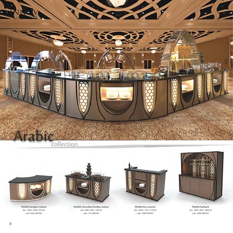 Catering Counter Design, Buffet Counter Design, Catering Counter, Restaurant Counter Design, Ramadan Tent, Buffet Food Display, Buffet Island, Buffet Counter, Wedding Buffet Table