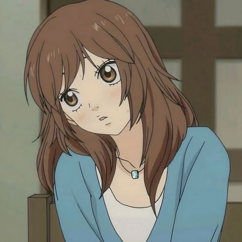 Ao Haru, Ao Haru Ride, Alien Stage, Brown Hair, Instagram Photos, Hair, Anime