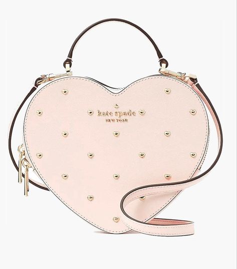 Heart Crossbody Bag, New York Love, Kate Spade Heart, Dream Items, Heart Bag, Pink Princess, Cute Bags, Mean Girls, Kate Spade Bag