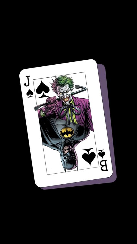 Dc Comics Wallpaper Iphone, Wallpaper Joker, Joker Cartoon, Iron Man Pictures, Bat Joker, Three Jokers, Batman Joker Wallpaper, Dc Batgirl, Comic Wallpaper