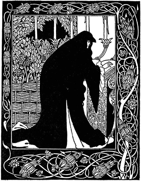 Morte D'Arthur Edwin Austin Abbey, Pat Perry, Illustration Art Nouveau, Harry Clarke, Japanese Woodcut, Aubrey Beardsley, Art Nouveau Illustration, Arthur Rackham, Frank Frazetta