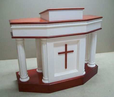 This company claims to be able to custom wire the pulpits for any electronics you would need Wooden Pulpit Design, Church Pulpit Design Ideas, Pulpit Design, Coffee Table For Small Living Room, Church Welcome Center, Church Pulpit, Church Building Design, Diy Cabinet Doors, Sofa Design Wood