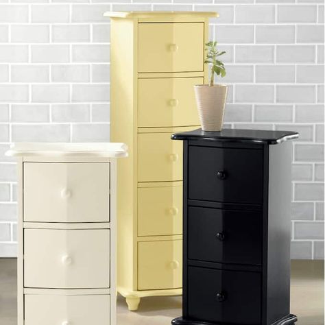 5-Drawer Cabinet | Seventh Avenue Small Apartment Storage Solutions, Tall Kitchen Cabinets, Living Room Storage Cabinet, Rustic Bookcase, Narrow Cabinet, Family Room Furniture, Accessories Craft, Country Door, Vanity Room