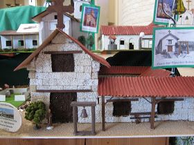 San Luis Obispo Mission, Sugar Cubes Diy, California Missions Project, Miniature Village, Gamble House, Mission Projects, Ca History, California Missions, Diy Santa