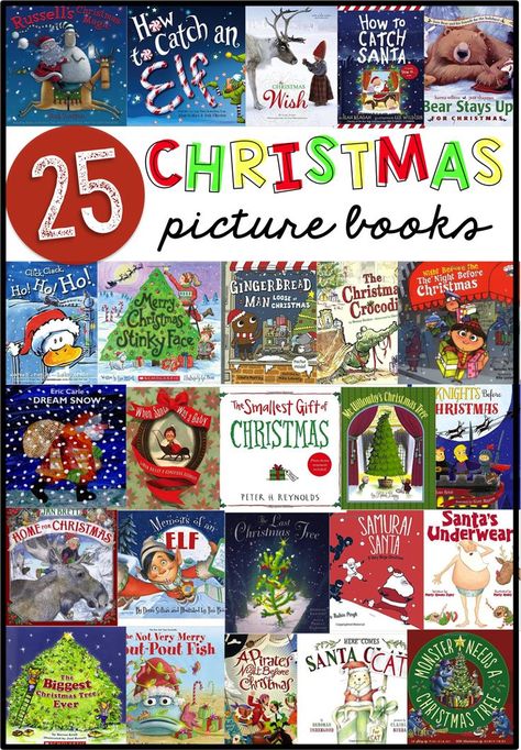 25 great Christmas picture books for the classroom. Holiday Read Alouds, Books For First Graders, Rti Interventions, Books And Activities, Christmas Picture Books, Christmas Books For Kids, Christmas Units, Classroom Helpers, December Activities