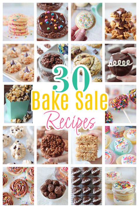 Breakfast Bake Sale Ideas Easy Recipes, Selling Cookies At Craft Fair, Desserts For Bake Sale Ideas, Bake Sale Recipes Fundraiser, Summer Bake Sale Treats, Easy Cookies For Bake Sale, Easy Desert Ideas Quick Dessert Recipes No Bake, Bake Sale Treats Easy, Best Bake Sale Cookies