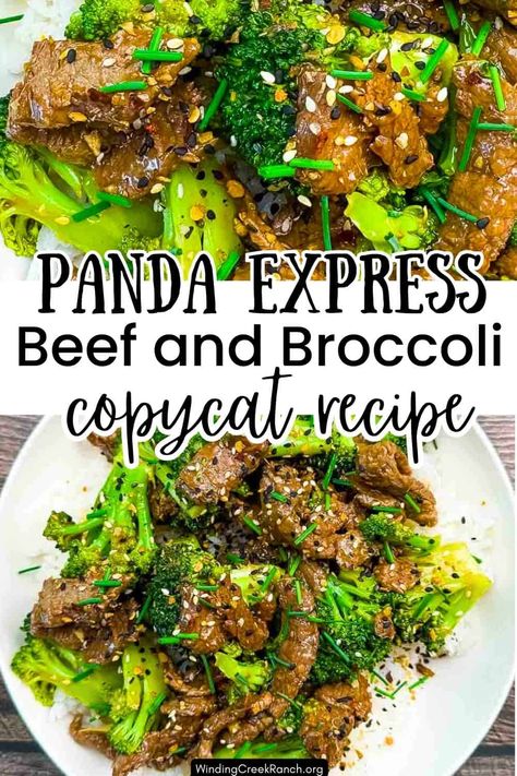 Panda Express Beef and Broccoli (Copycat Recipe) Panda Express Beef And Broccoli, Beef With Broccoli Recipe, Panda Express Recipes, Love Panda, Chow Mein Recipe, Beef And Broccoli, Copykat Recipes, Panda Express, Simple Dinner