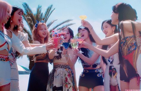 talk that talk — Twice - ‘Alcohol Free’ teaser Twice Alcohol Free Mv, Twice Alcohol Free, Summer Gif, Twice Mv, Free Gif, Taste Of Love, Youre All I Want, Free! Gif, Twice Group