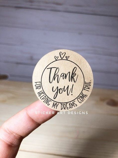 Thank you stickers for business. Brown kraft stickers with gold foil lettering. Perfect for thank you notes, packaging, or any other occasion. Find them on Etsy. #thankyoustickers #businessstickers #brownstickers #kraftstickers . #Small_Business_Thank_You_Gifts #Thank_You_For_Shopping_With_Us #Thank_You_Stickers_Business #Sticker_Thank_You Small Business Thank You Gifts, Thank You For Shopping With Us, Thank You Stickers Business, Small Business Workspace, Packaging For Small Business, Stickers Small Business, Small Business Stickers, My Dreams Come True, Sticker Business