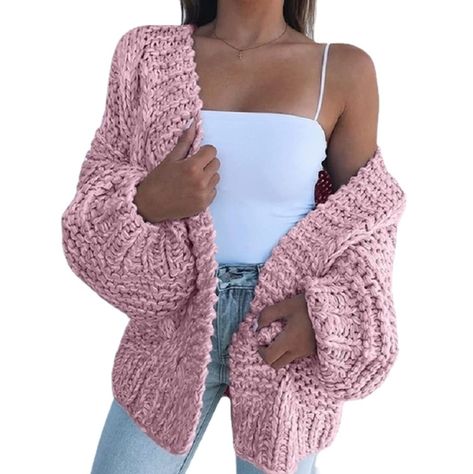 PRICES MAY VARY. Perfect match:Made of high quality knitted material, soft, cozy and comfortable to wear,suitable for women nicely paired with jeans, joggers, sweatpants, boots, heels or sneakers in fall, winter Unique Design: long sleeve, soft ,warm and comfortable fabric, open front closure,solid color, cable knit cardigan,Womens cardigan sweaters,oversized loose fit style Occasion: The cardigan sweaters for daily life, home, school, office, outdoor, party, work, vacation, holiday, Thanksgivin 70 Pattern, Mohair Sweater Knit, Knit Sweater Coat, Warm Cardigan, Cable Knit Sweater Cardigan, Winter Decoration, Loose Cardigan, Thick Sweaters, Casual Cardigans