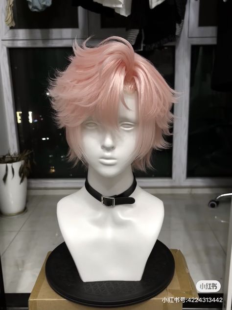 Fancy Mens Hairstyles, Bat Hairstyle, Hair Art Ideas, Villain Hairstyles, Pink Hair Character, Unusual Hairstyles, Nerd Hair, Unisex Hairstyles, Elf Hairstyles