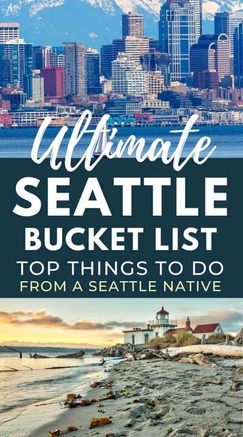 Seattle is a vibrant metropolis known for its iconic landmarks, cultural diversity, and stunning natural beauty. This guide provides the ultimate Seattle bucket list. Whether you’re a local or visiting for the first time, there’s always something new to discover in Seattle, Washington. | seattle travel guide | seattle travel tips | seattle bucket list things to do | best things to do in seattle | seattle washington things to do | seattle itinerary things to do | seattle trip things to do Seattle Weekend, Washington Things To Do, Seattle Travel Guide, Seattle Vacation, Washington Trip, Things To Do In Seattle, Pacific Northwest Travel, Seattle Restaurants, Washington State Travel