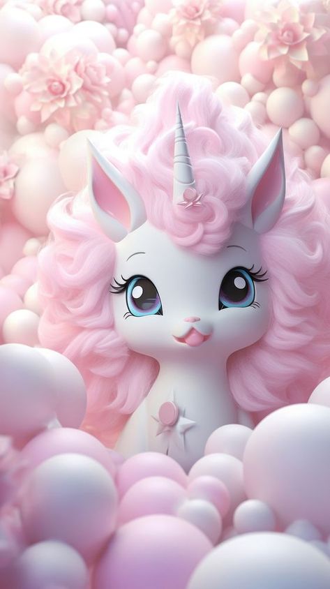 Fluffy pastel unicorn cartoon nature cute. | free image by rawpixel.com / Ake Cute Animated Wallpapers Aesthetic, Unicorn Wallpaper Aesthetic, Fluffy Wallpaper, Aesthetic Unicorn, Iphone Wallpaper Unicorn, Unicorn Aesthetic, Wallpaper Unicorn, Cartoon Nature, Background Unicorn