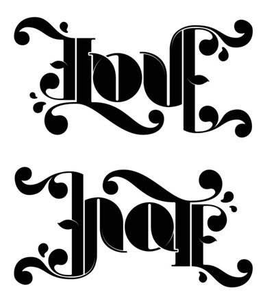 Best Ambigram Tattoos – Our Top 10 Ambigram Tattoo Generator, Tattoo Ambigram, Ambigram Generator, Crazy Fonts, Handwriting Letters, Craig Ward, Tattoo Generator, Ambigram Tattoo, Tattoo Maker